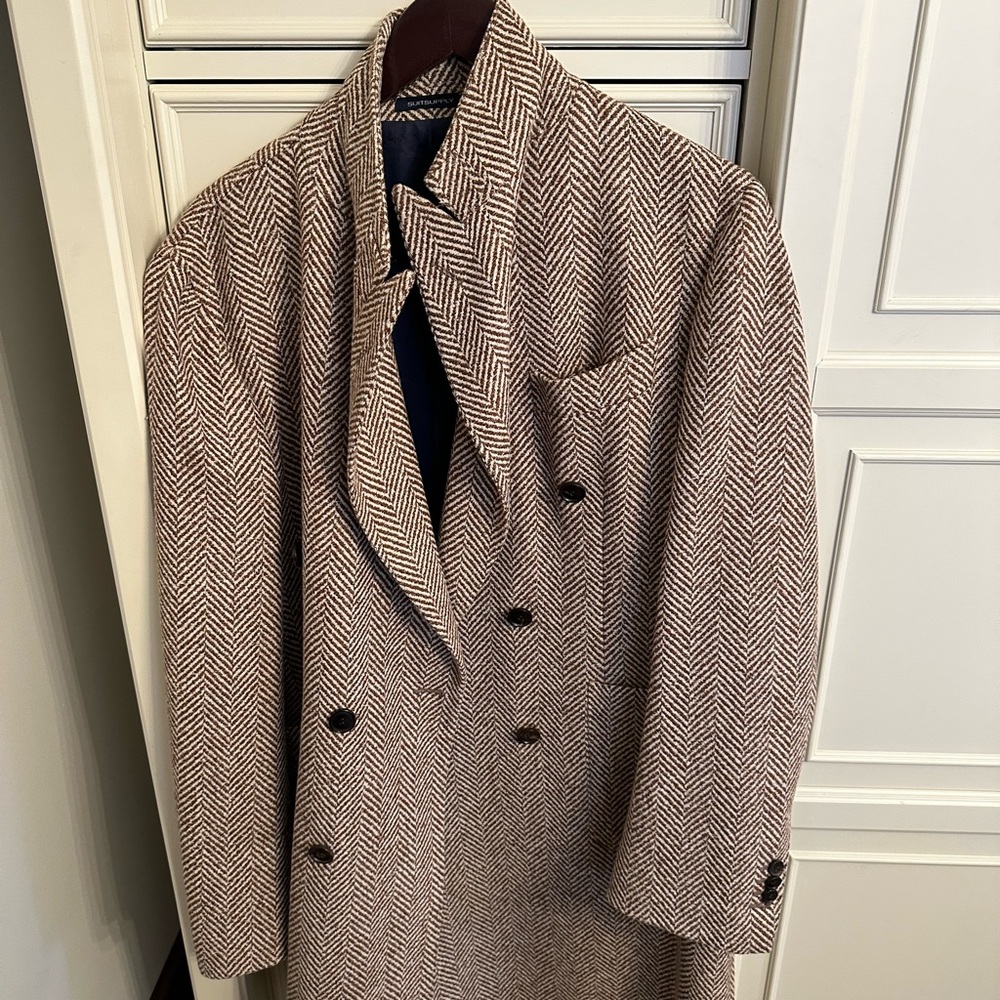 Wool and Cashmere E.Thomas Suit Supply Jacket 40Reg
